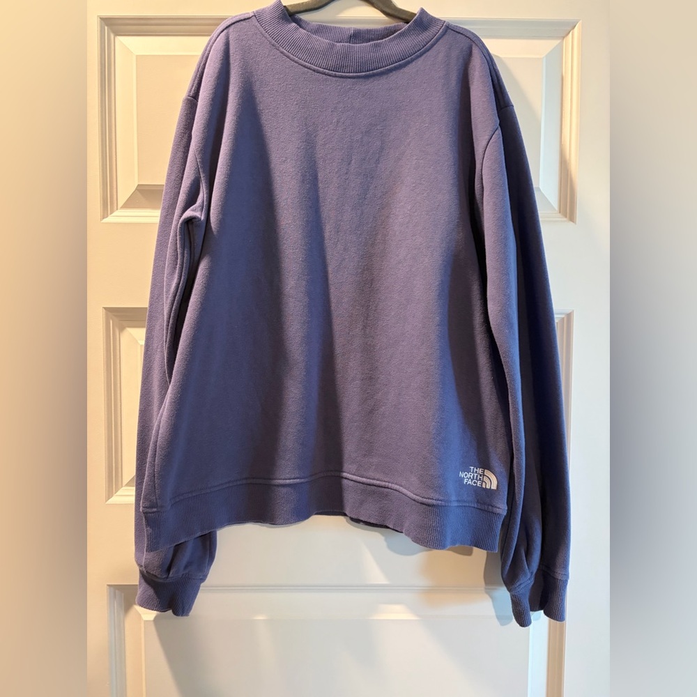 The North Face Kids Purple Crewneck Sweatshirt